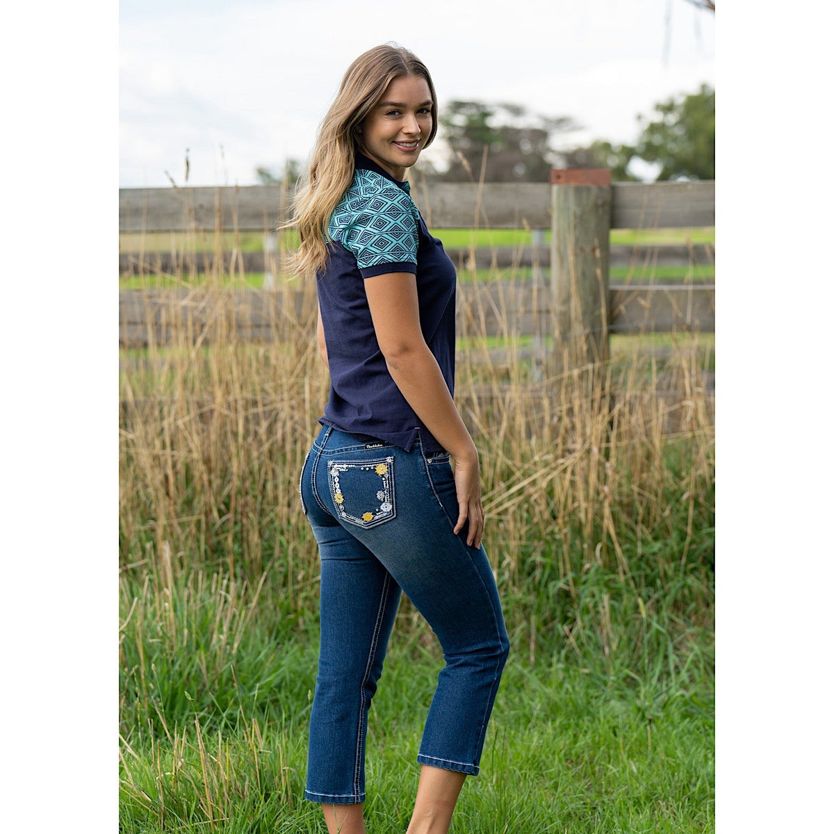 Pure Western Women’s Clementine Capri Dusk