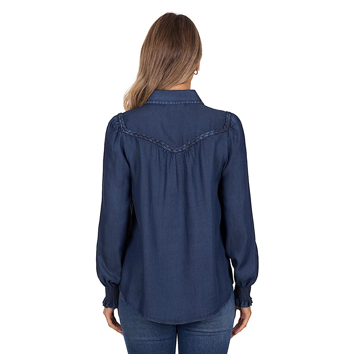 Pure Western Women’s Daniela Shirt - Blue