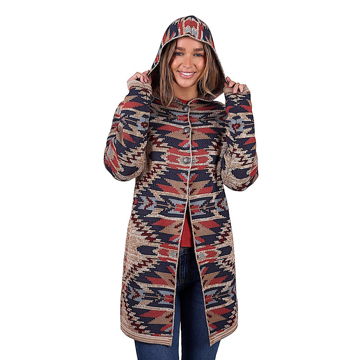 Pure Western Women’s Eddie Knitted Cardigan - Multi