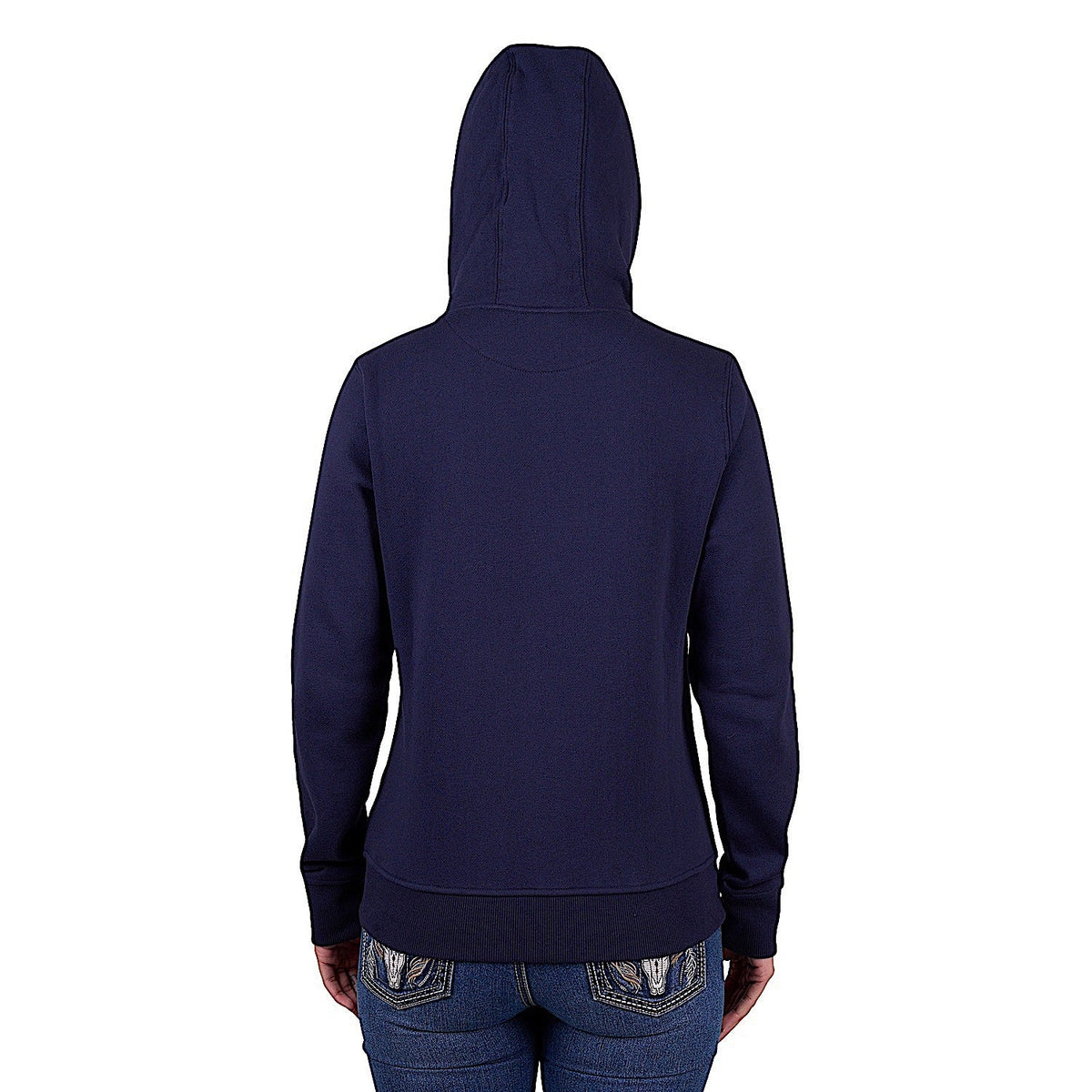 Pure Western Women’s Edna Zip Through Hoodie - Navy