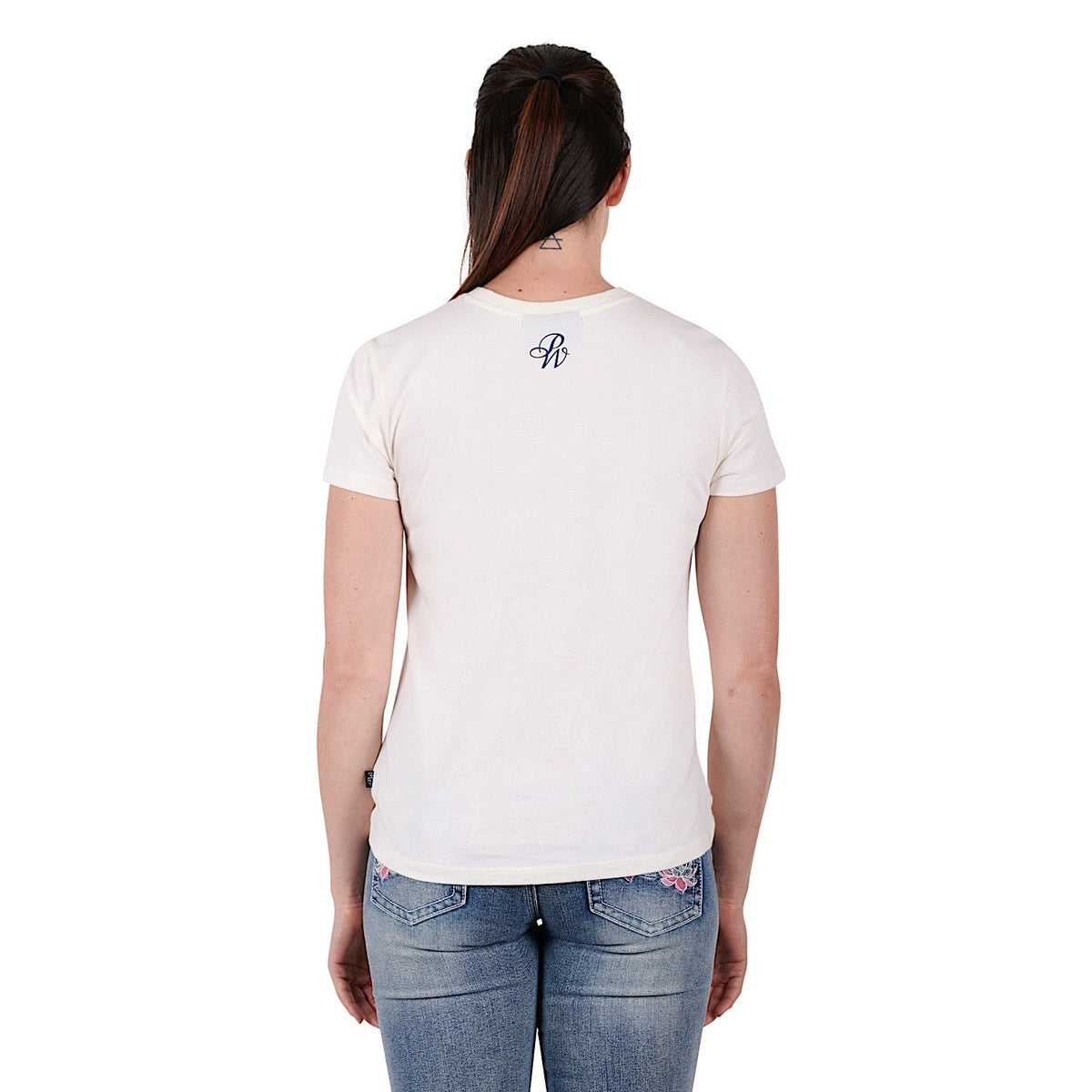 Pure Western Women’s Elora Tee-Ivory