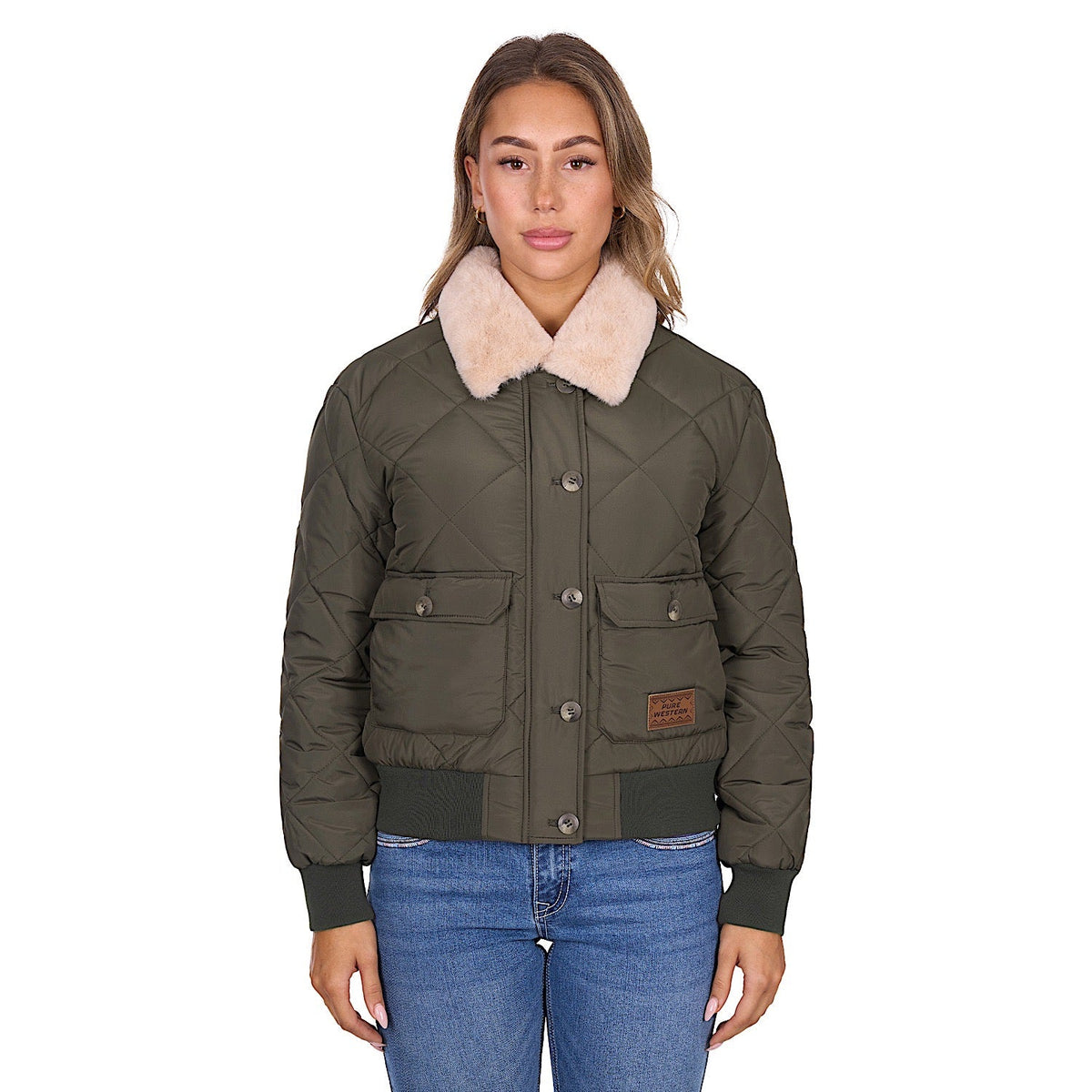 Pure Western Women’s Emelia Jacket - Green