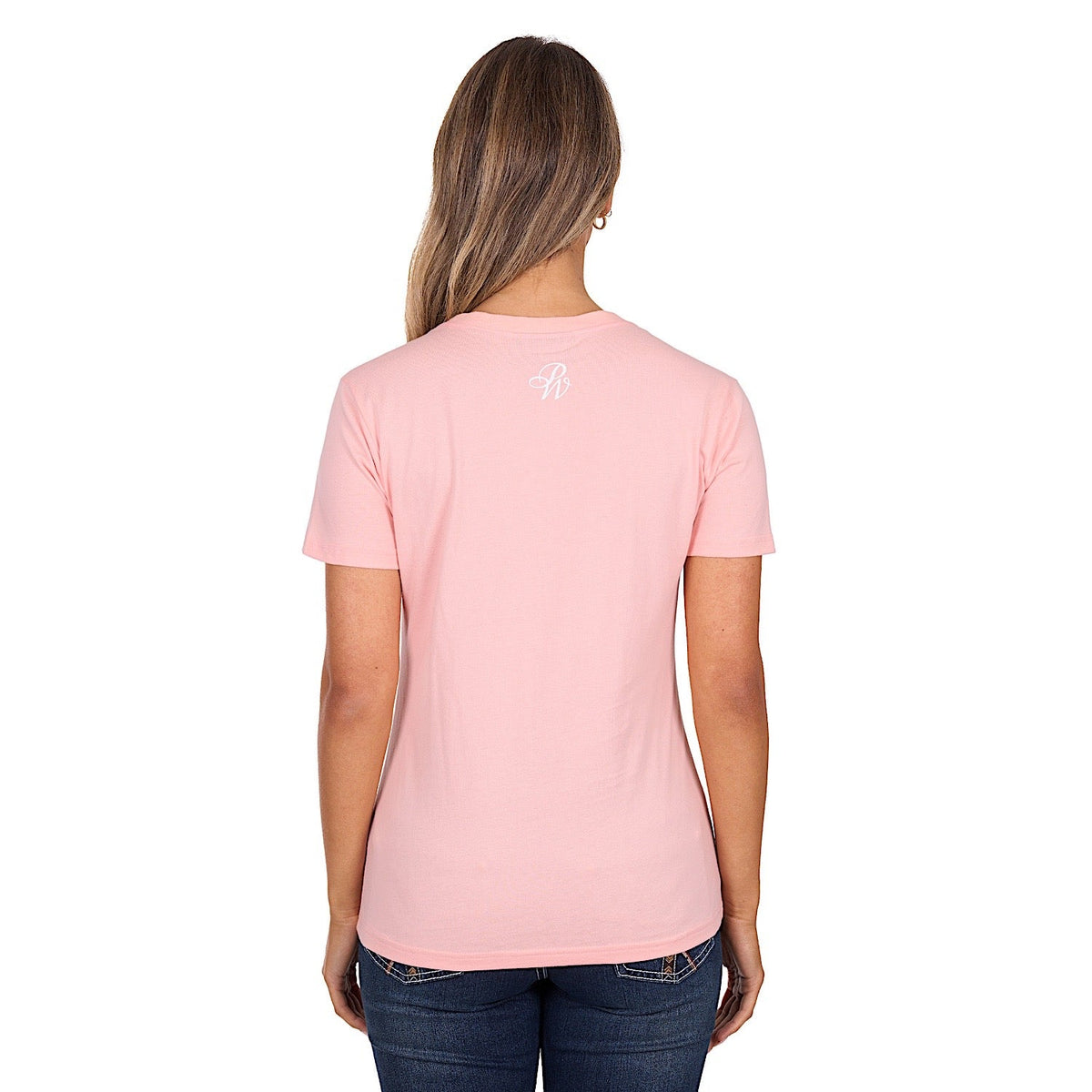 Pure Western Women’s Estelle T-Shirt - Peach
