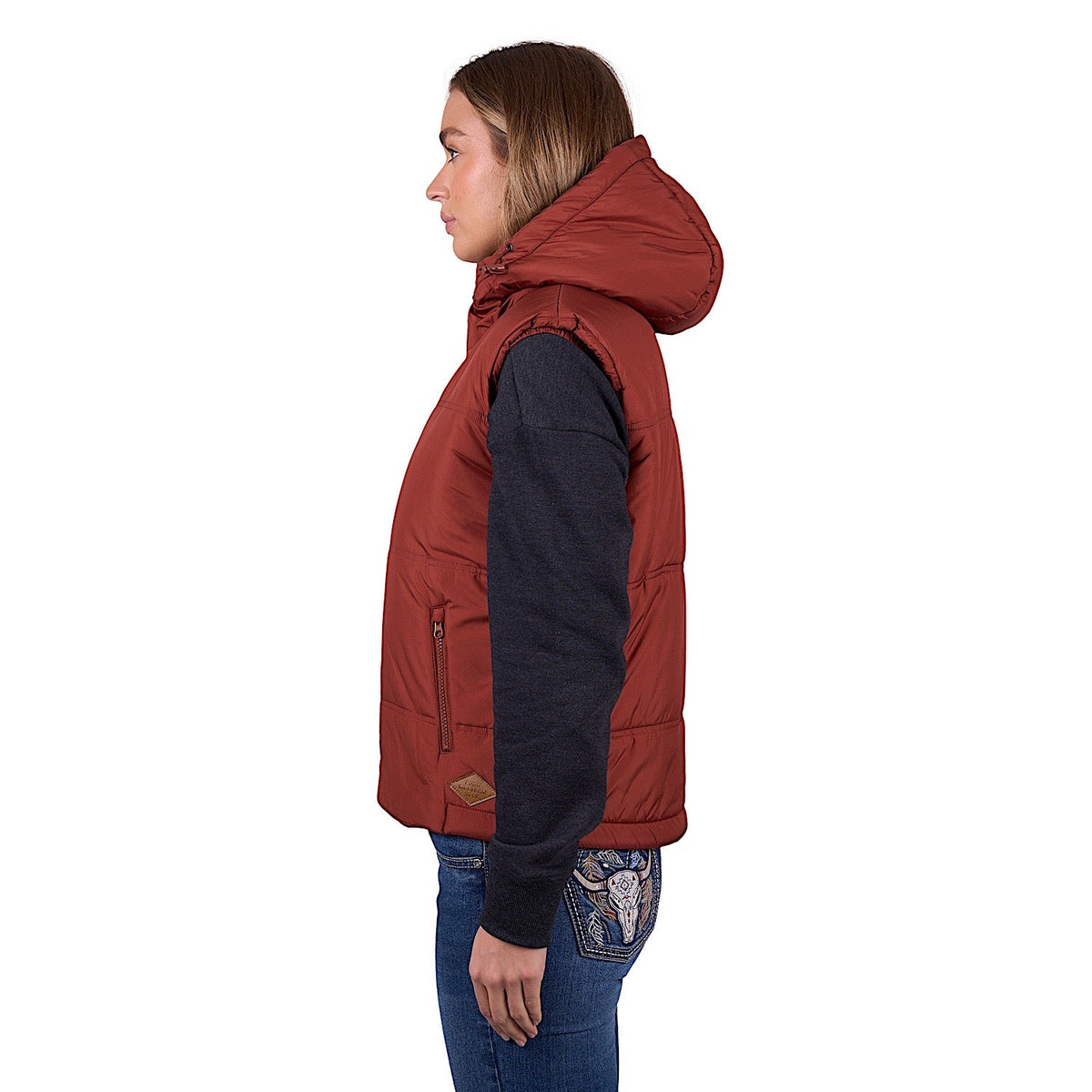Pure Western Women’s Holly Vest - Rust