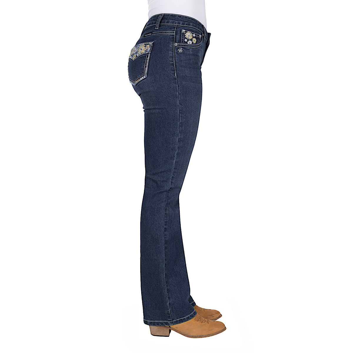 Pure Western Women’s Jay Boot Cut Jean 32L - Indigo