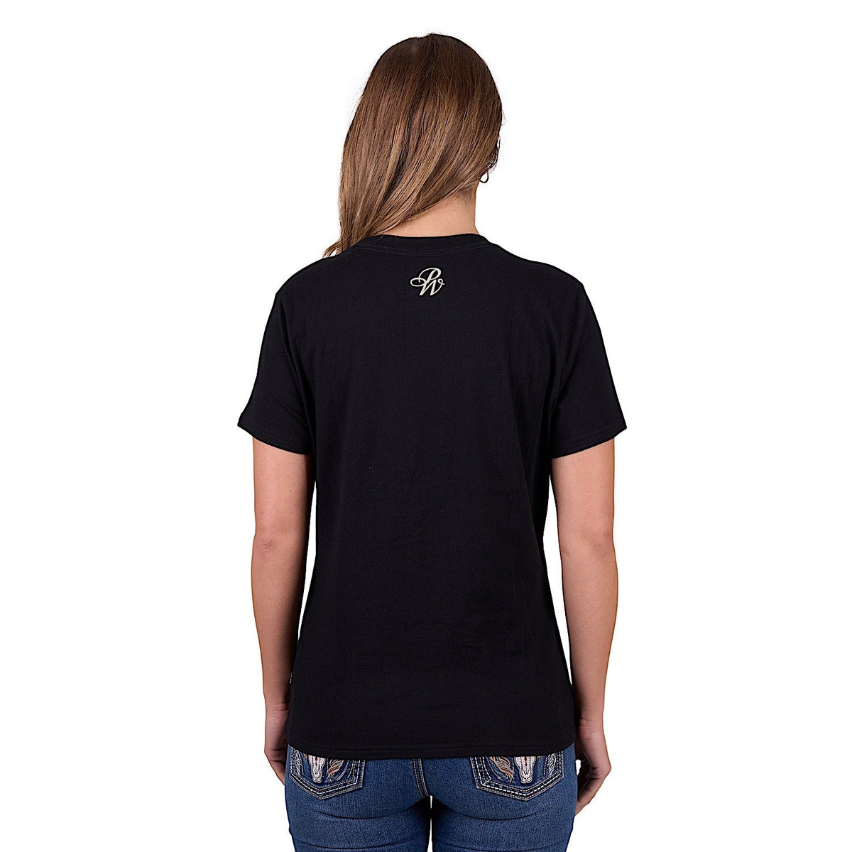Pure Western Women’s Jocelyn Short Sleeve Tee - Black