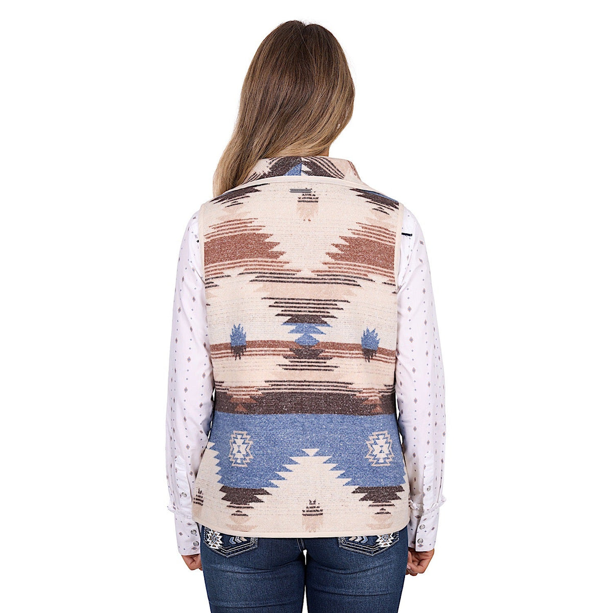 Pure Western Women’s Keegan Waterfall Vest - Multi
