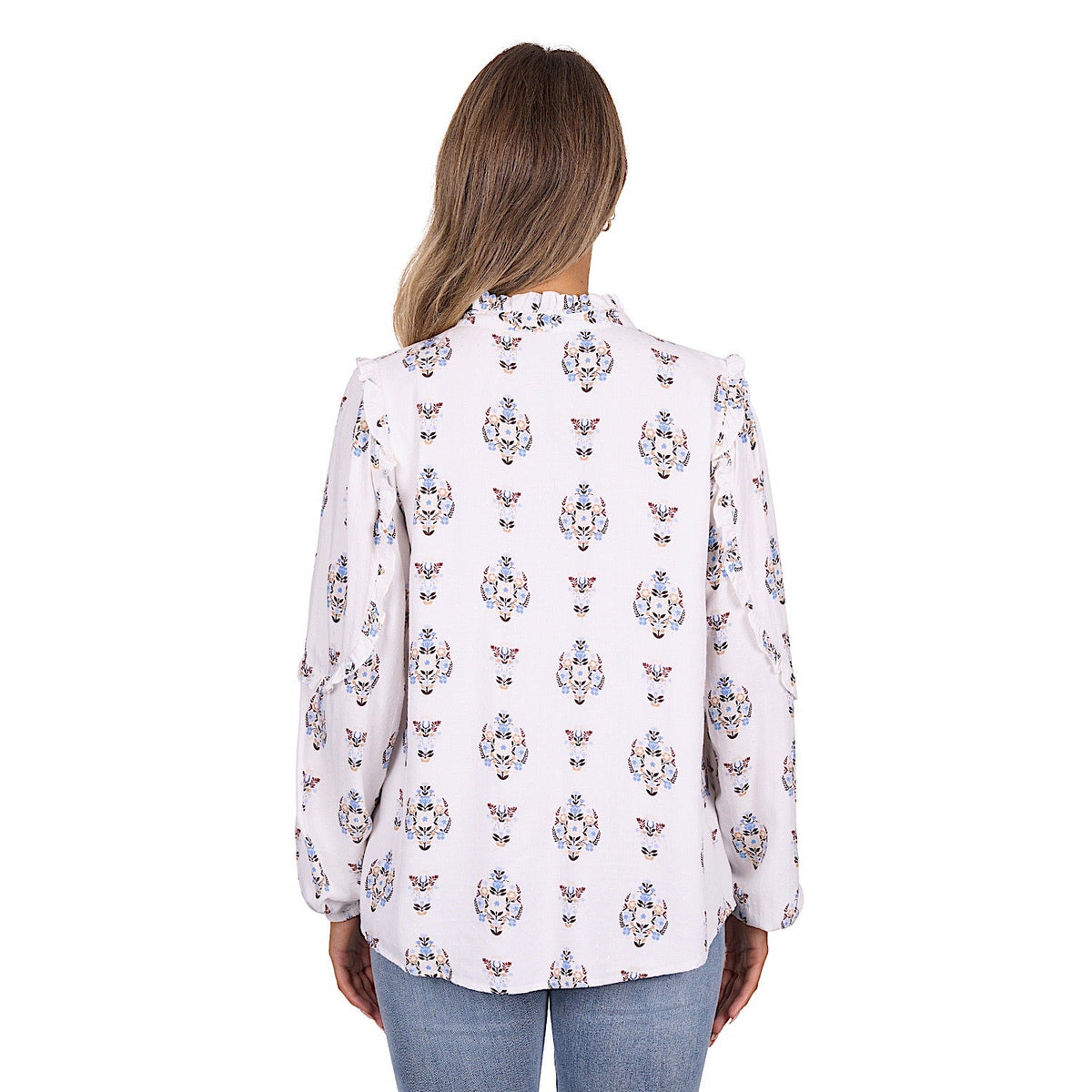Pure Western Women’s Keeley Blouse - Ivory