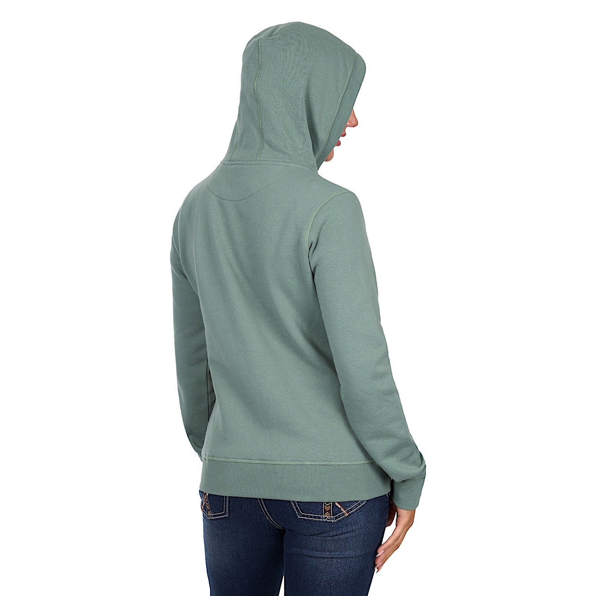 Pure Western Women’s Libbie Hoodie - Green