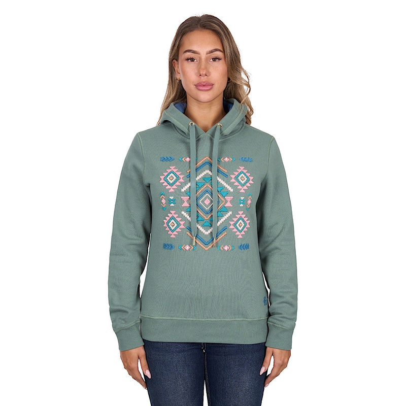 Pure Western Women’s Libbie Hoodie - Green