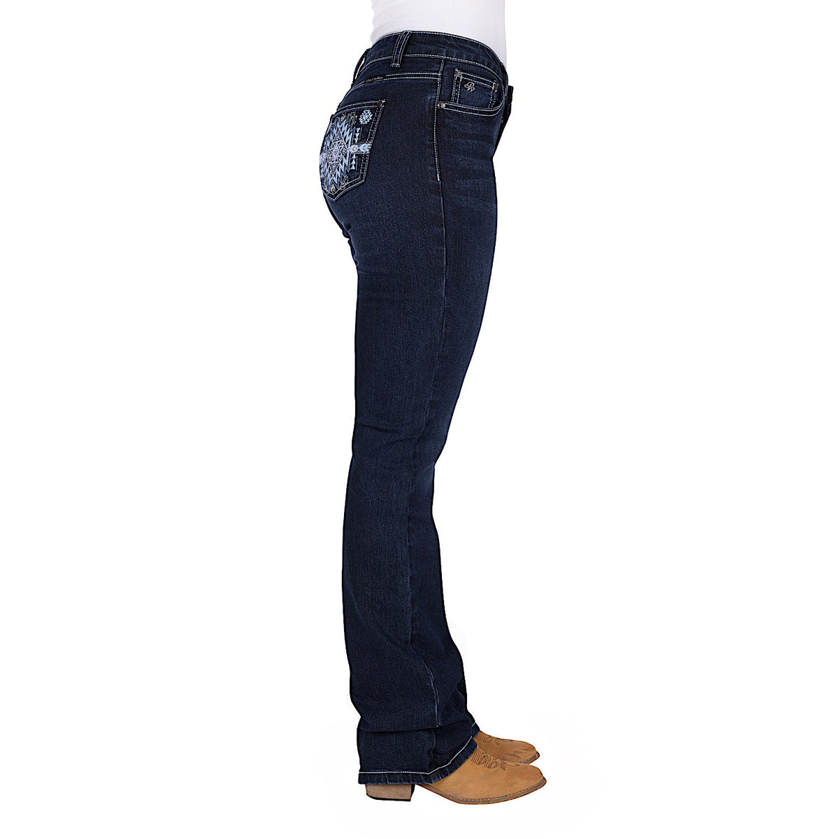 Pure Western Women’s Lyn Relaxed Rider Jean 36L - Midnight
