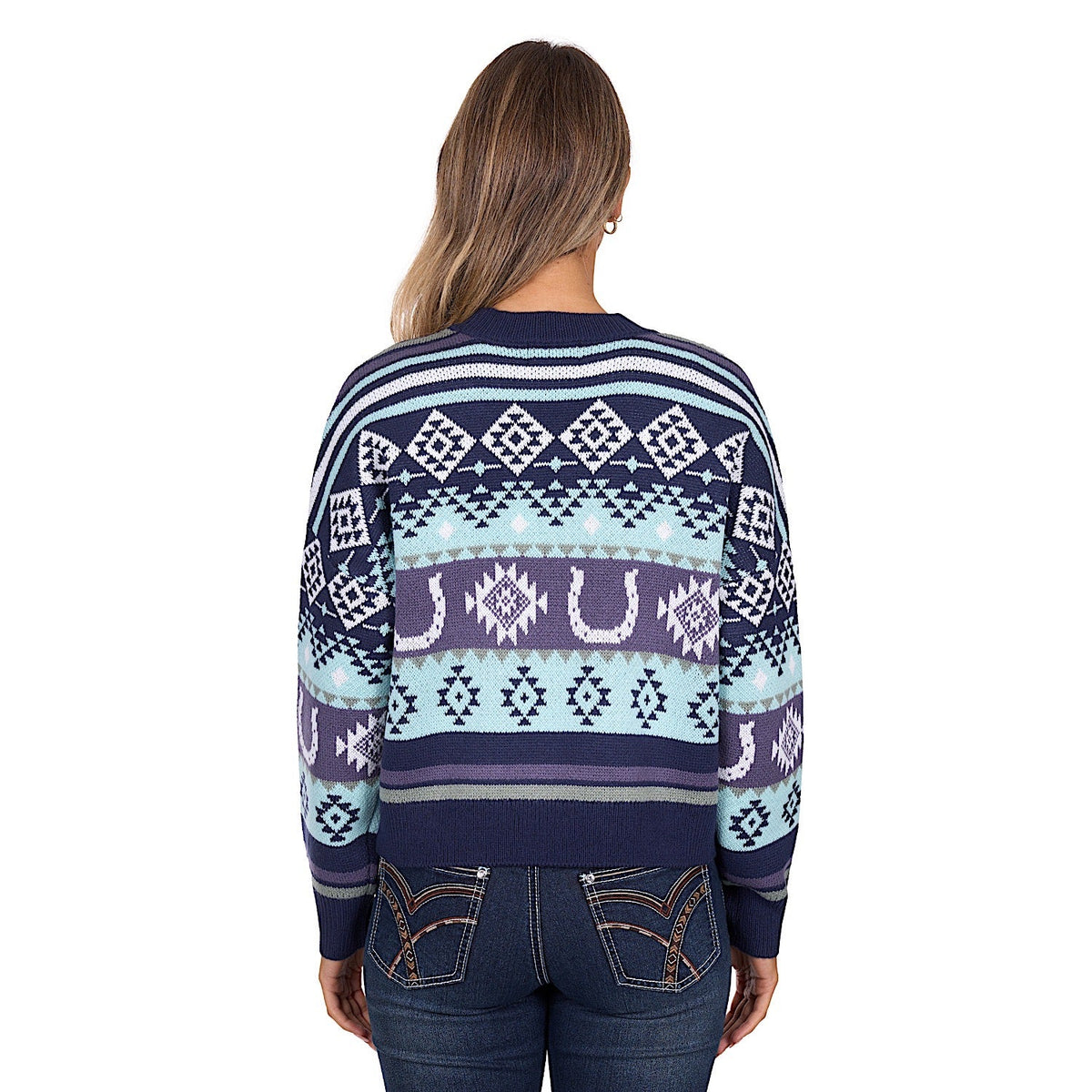 Pure Western Women’s Margo Pullover - Navy