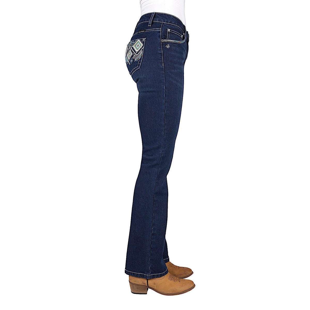 Pure Western Women’s Meg Boot Cut Jean 32’’ Leg - Evening Sky