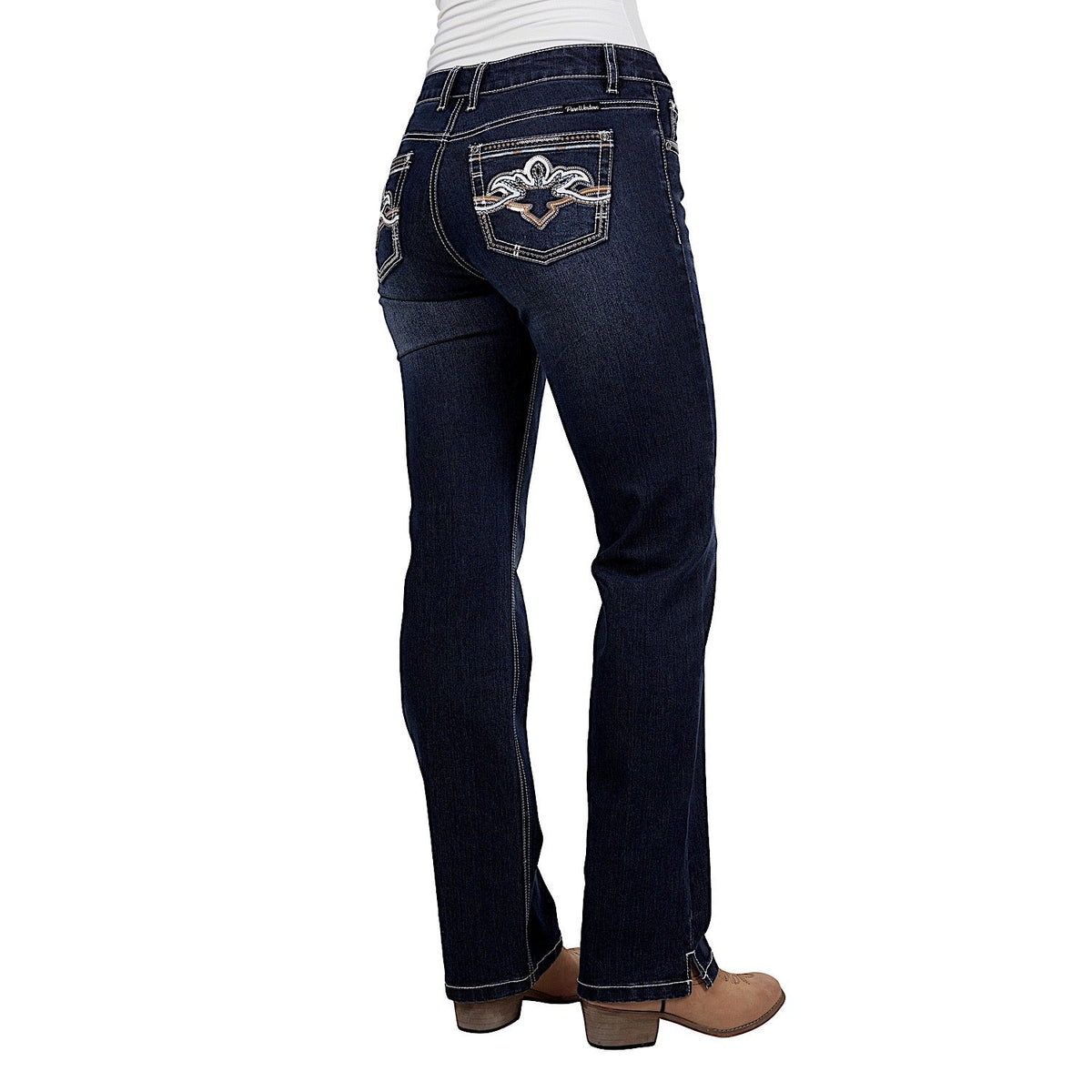 Pure Western Women’s Mia Straight Leg Jean 32Leg Evening Sky