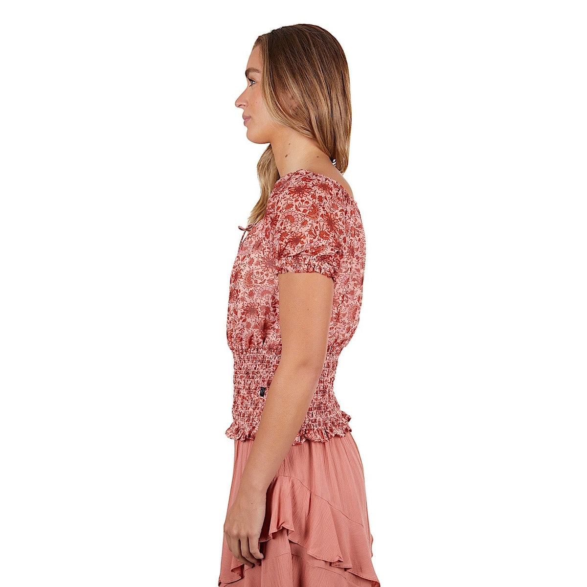 Pure Western Women’s Montana Blouse Rust