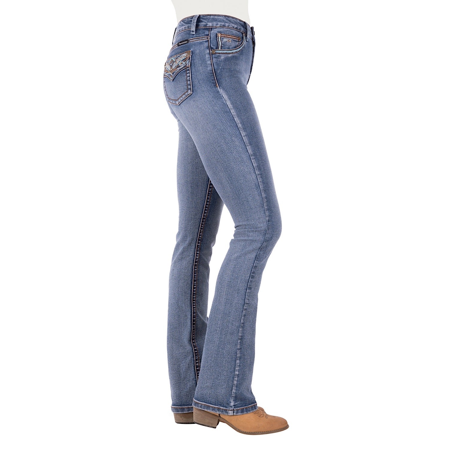 Buy Pure Western Womens Nina Hi Rise Boot Cut Jean The Stable Door