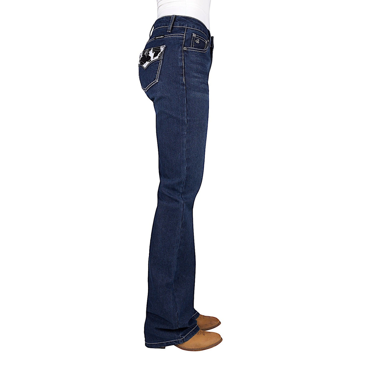 Pure Western Women’s Pia Relaxed Rider Jean 36’’ Leg - Midnight