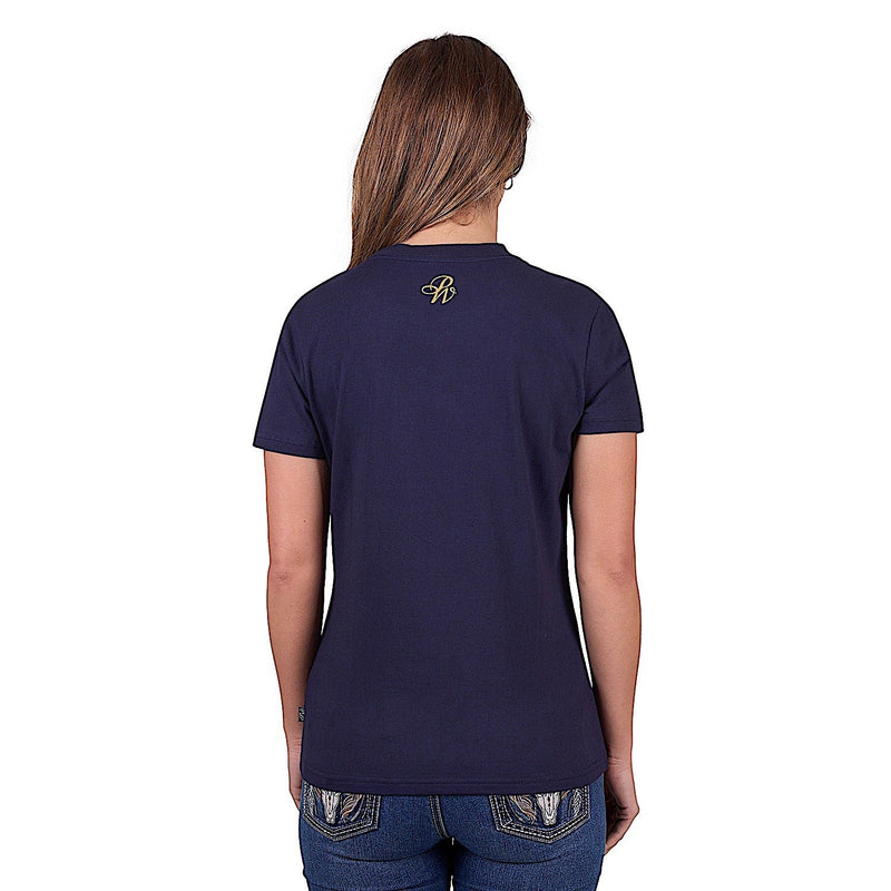 Pure Western Women’s Renee Short Sleeve Tee - Navy