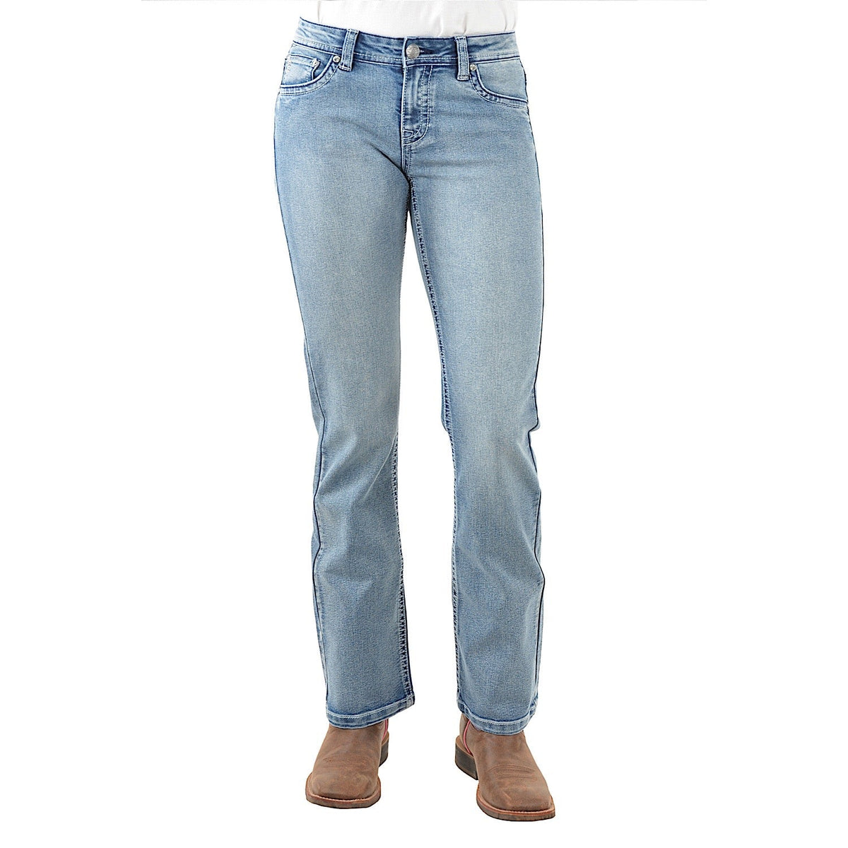 Pure Western Women’s Steer Boot Cut Jean 32’’ Leg Moonshine