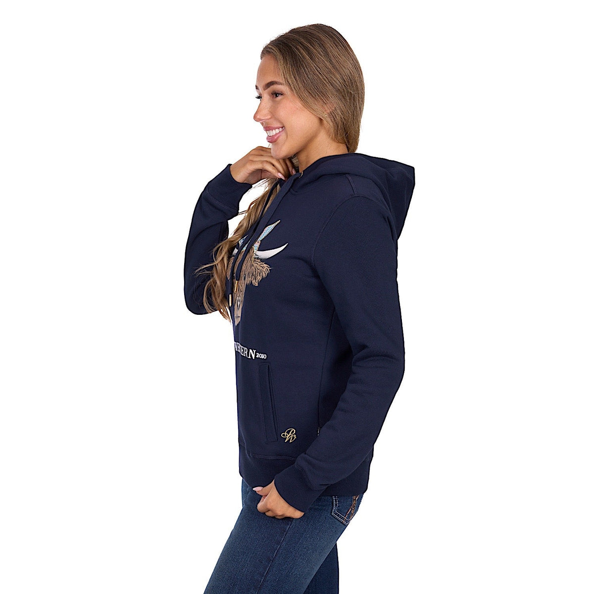 Pure Western Women’s Tania Hoodie - Navy