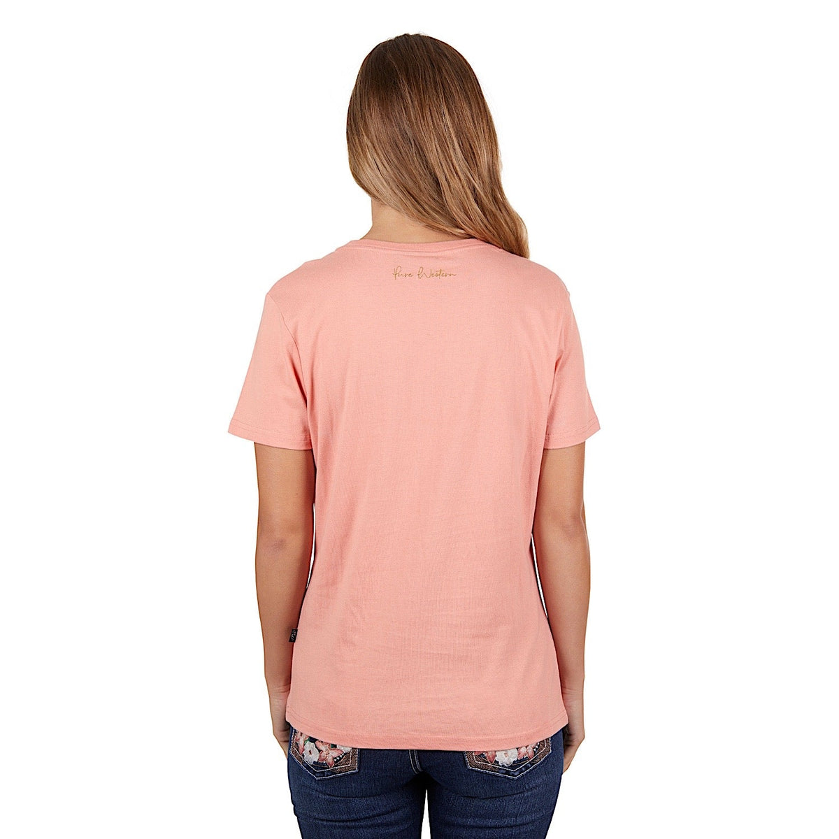 Pure Western Women’s Tatum Tee Coral