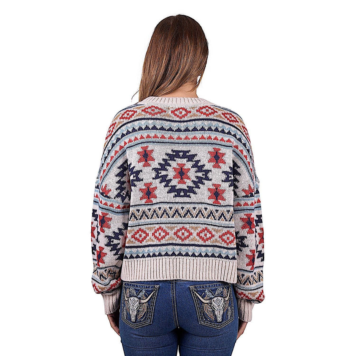 Pure Western Women’s Tracy Knitted Pullover - Cream