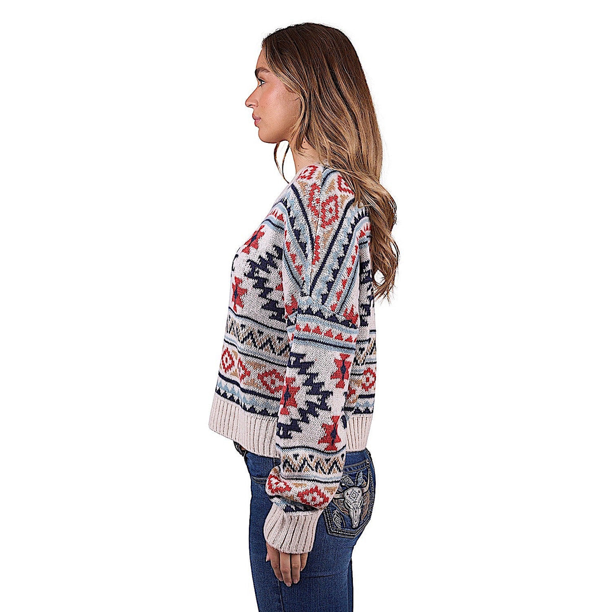 Pure Western Women’s Tracy Knitted Pullover - Cream