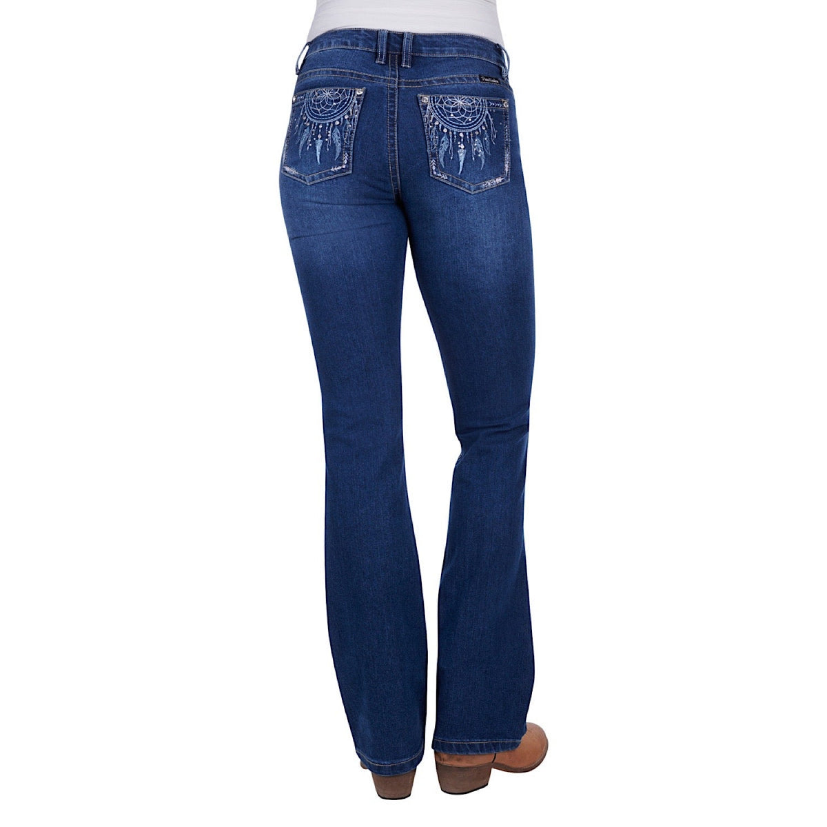 Pure Western Women’s Trisha Boot Cut Jean 34’’ Leg True Blue