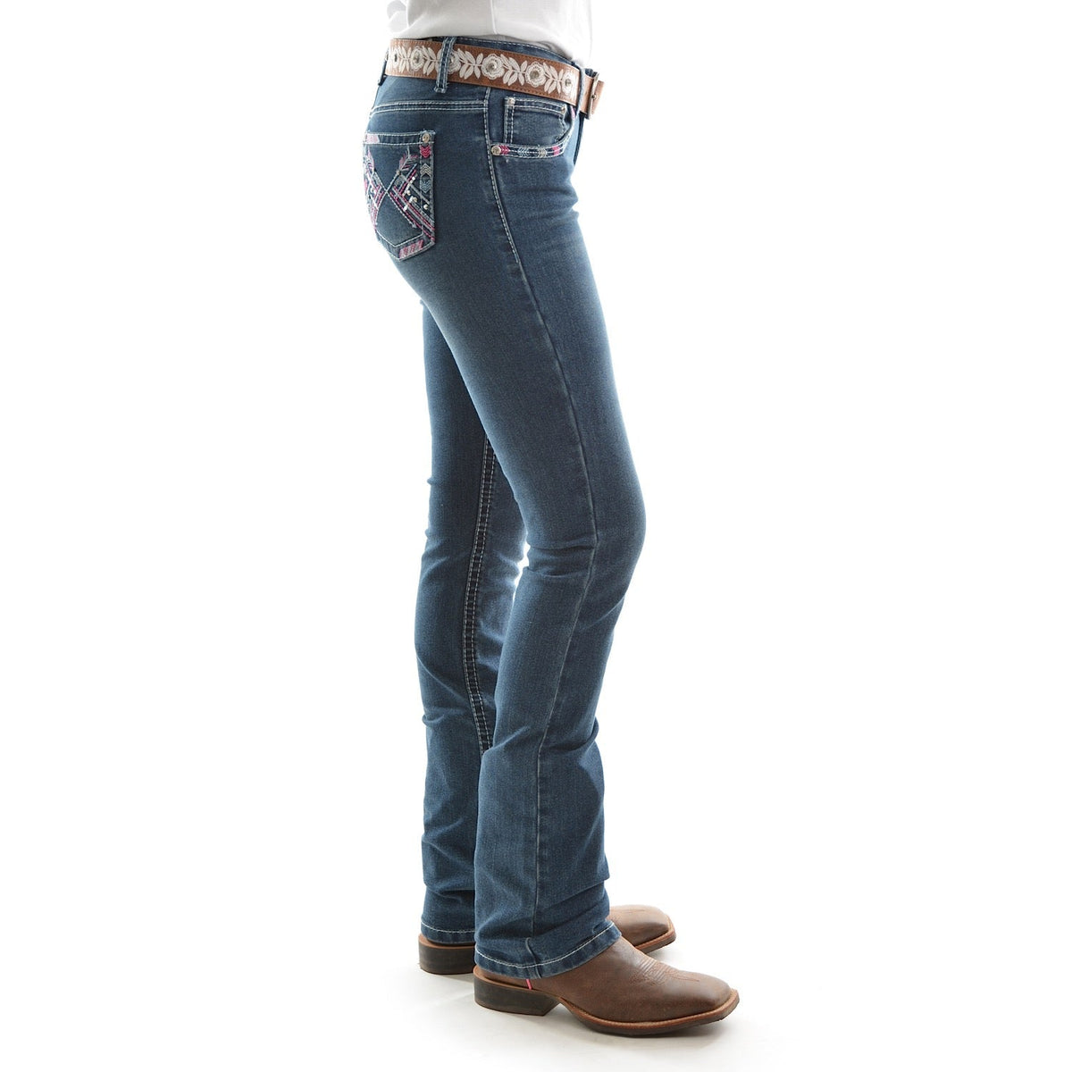 Pure Western Women’s Winona Boot Cut Jean 34’’ Leg Twilight
