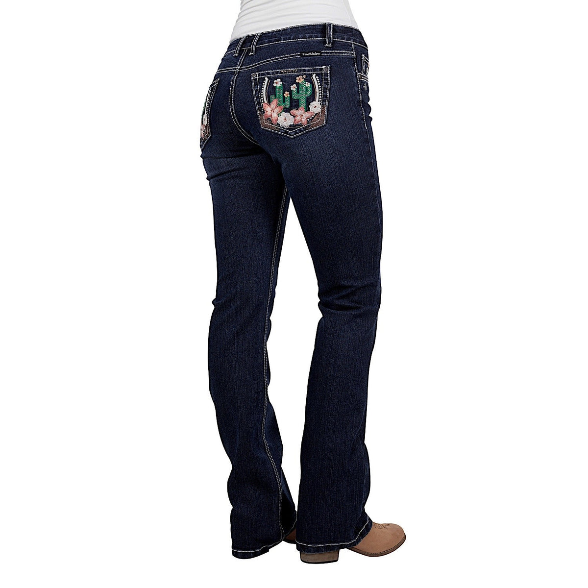 Pure Western Women’s Zoe Boot Cut Jean 34L Midnight