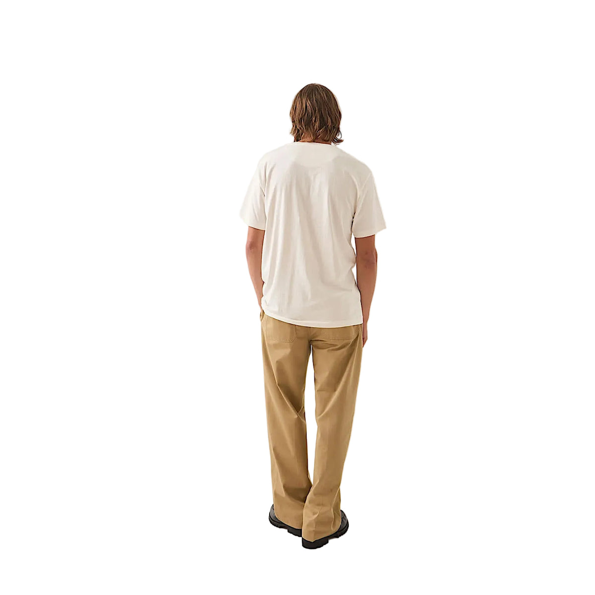 Brixton Men's Baseline Henley T-Shirt - Off White Vintage Wash