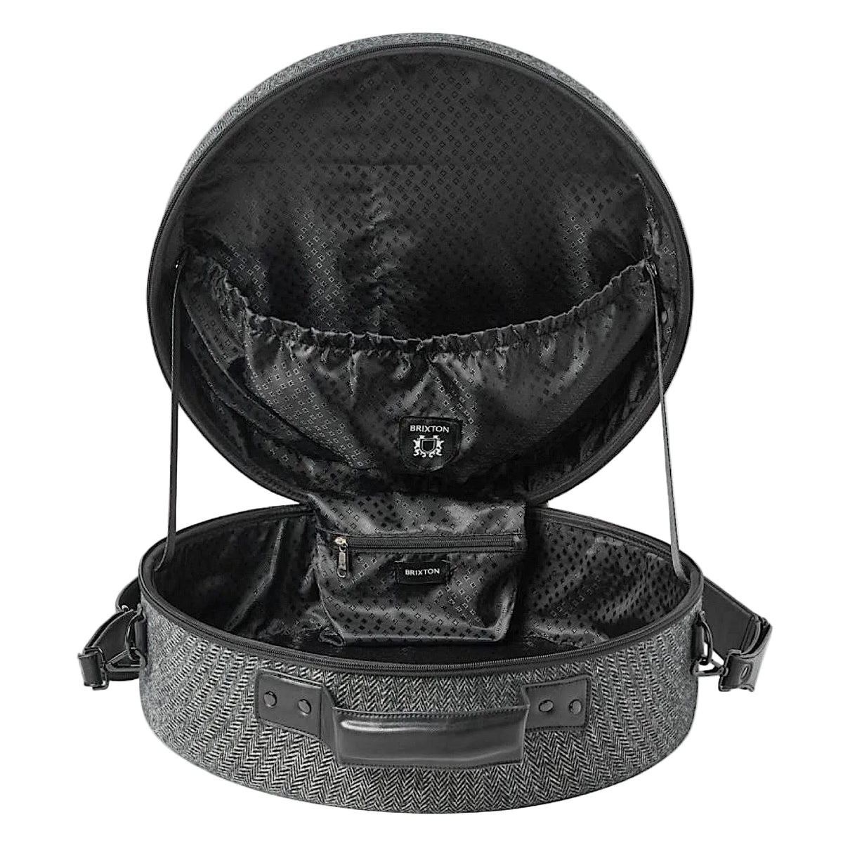 Brixton Done Proper Fedora Travel Case - Grey/Black