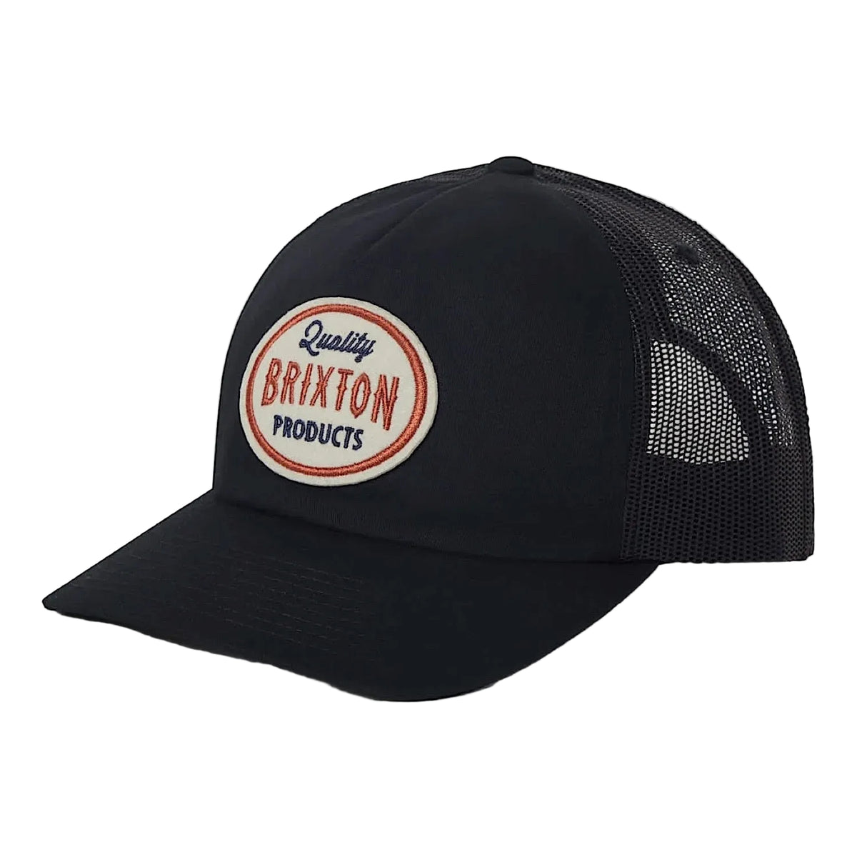 Brixton Henry Trucker Cap - Black/Black