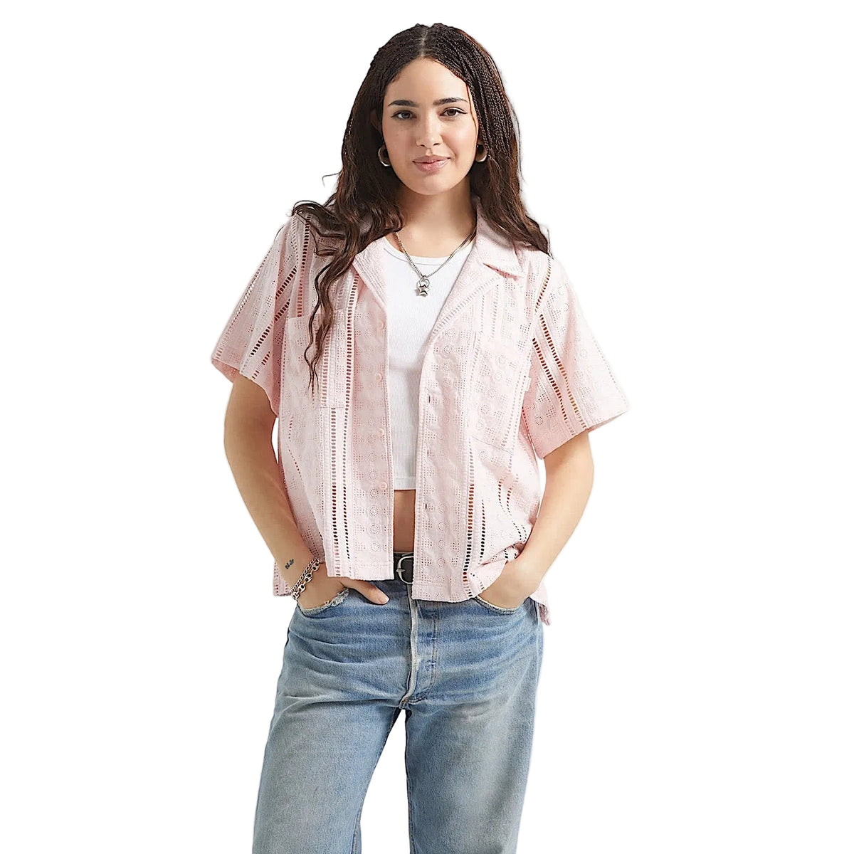 Brixton Women's Paradise Lounge Shirt - Chalk Pink