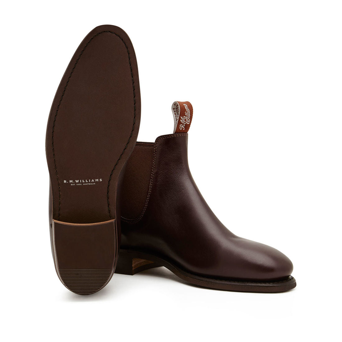 R.M. Williams Women’s Yearling Adelaide Rubber Sole Boots - Chestnut