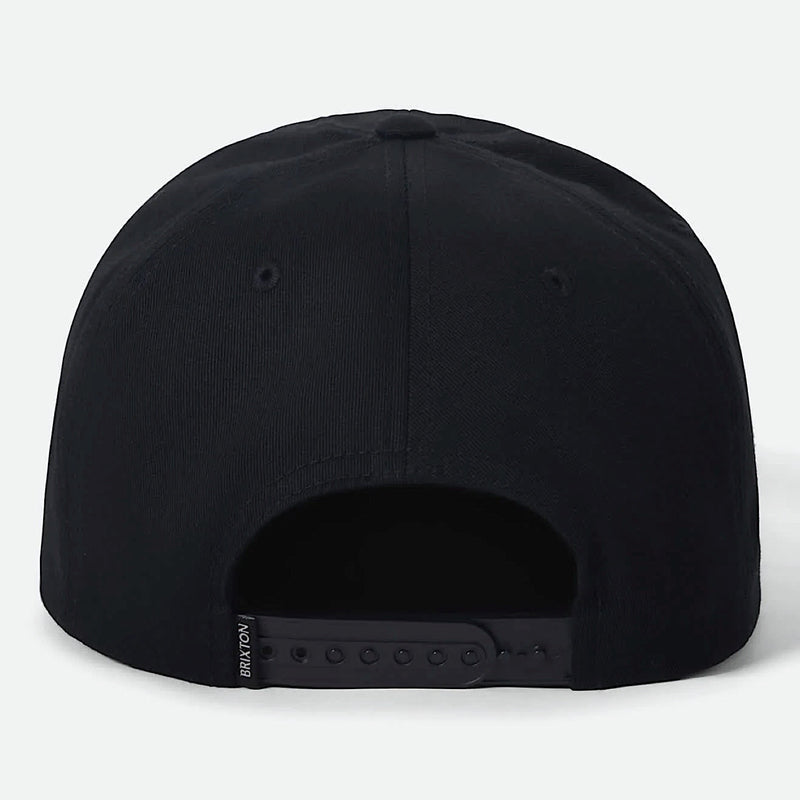 Brixton Grade High Profile Snapback - Black/Off White