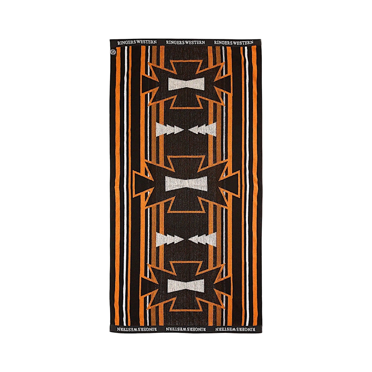 Ringers Western Aztec Jacquard Towel - Black