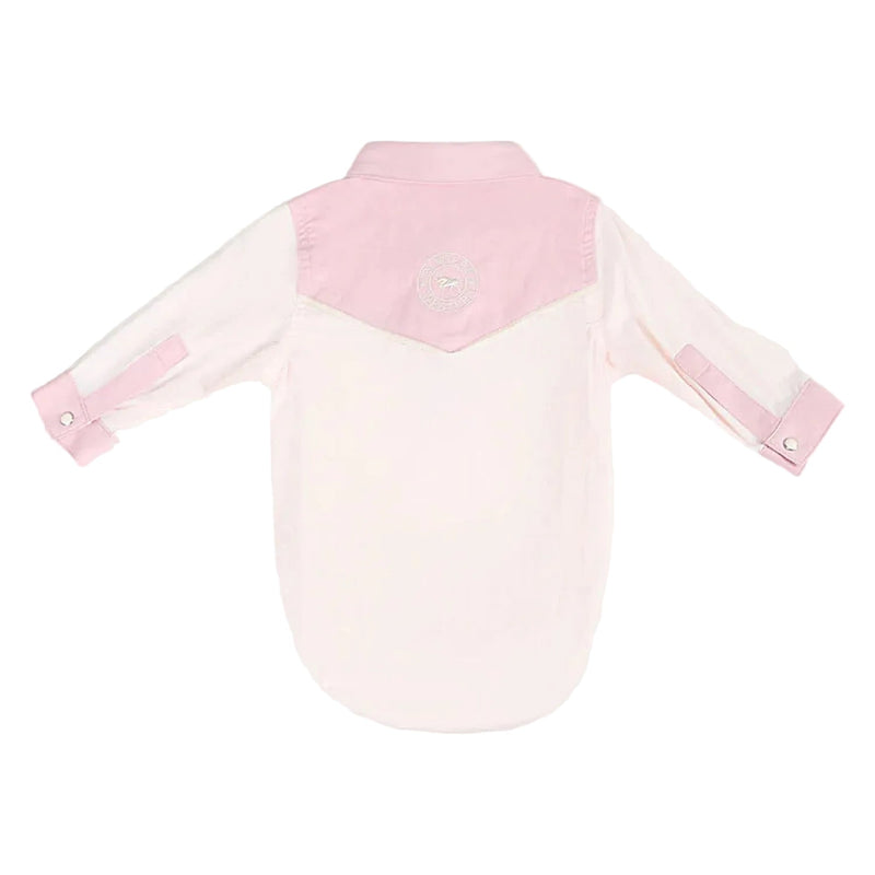 Ringers Western Babies Dusty Western Romper - Pink