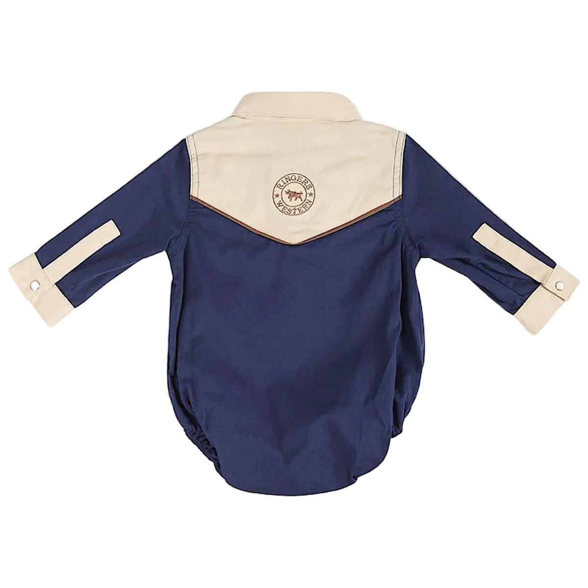 Ringers Western Babies Dusty Western Romper - Washed Navy