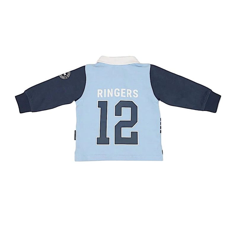 Ringers Western Babies Footy Roo Rugby Jersey - Blue