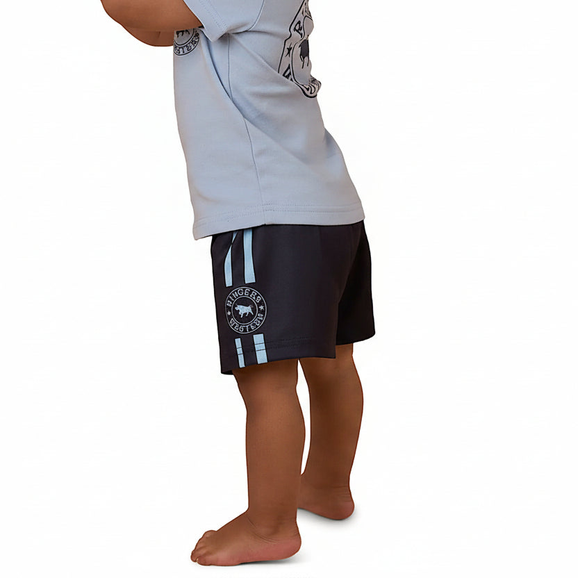 Ringers Western Babies Footy Short - Navy/Blue