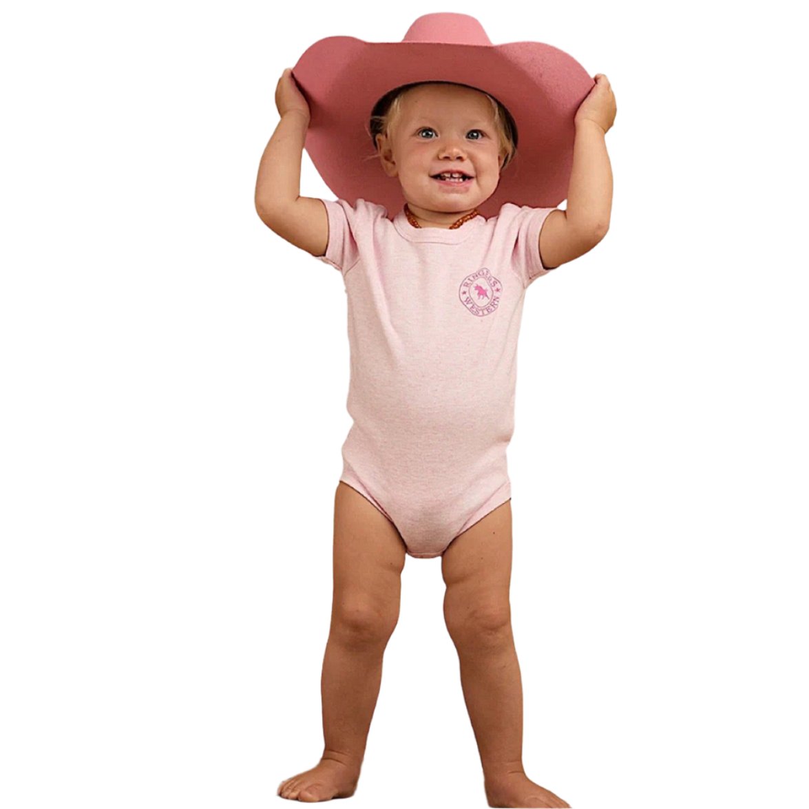 Ringers Western Babies Romper - Pastel Pink