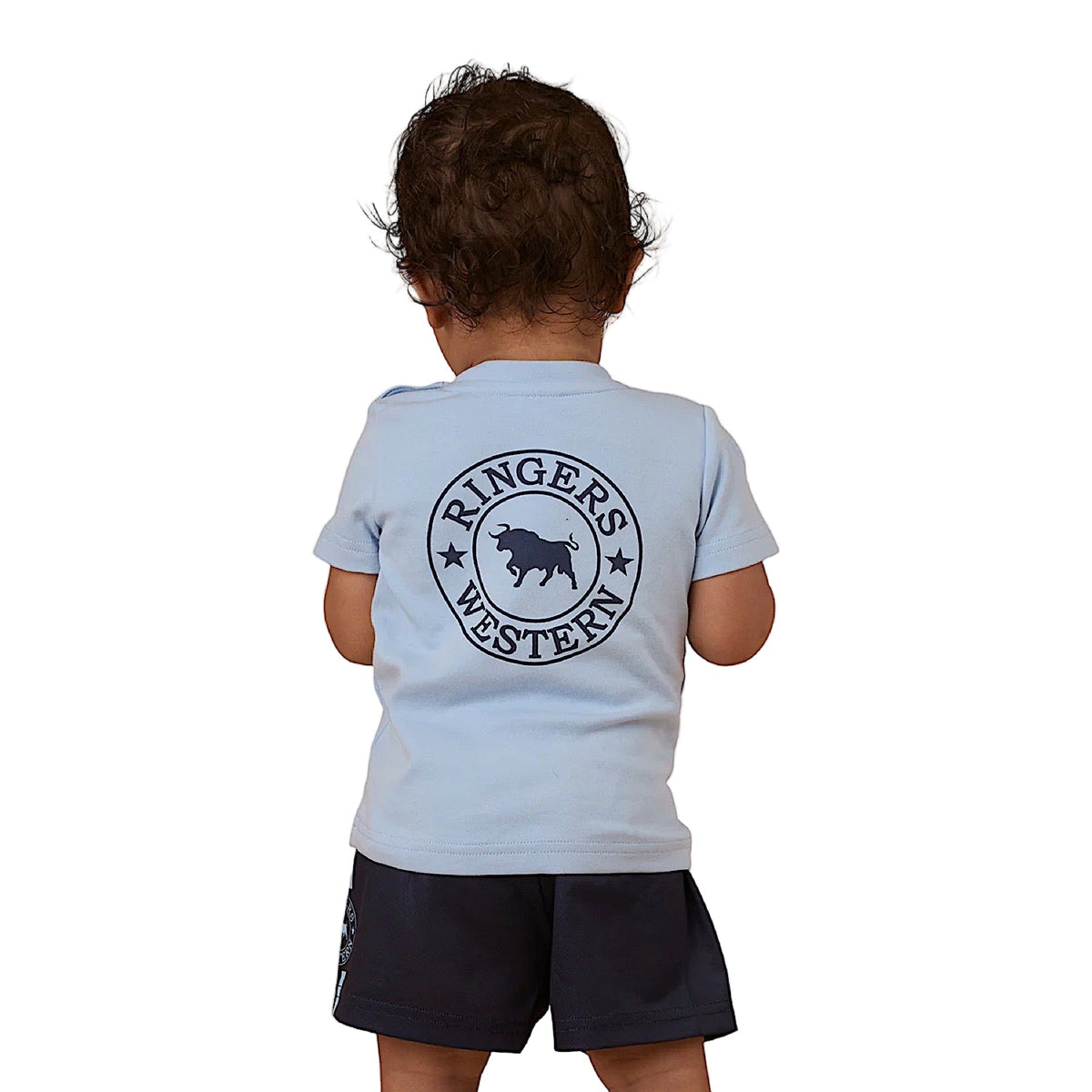Ringers Western Babies Signature Bull T-Shirt - Blue/Navy