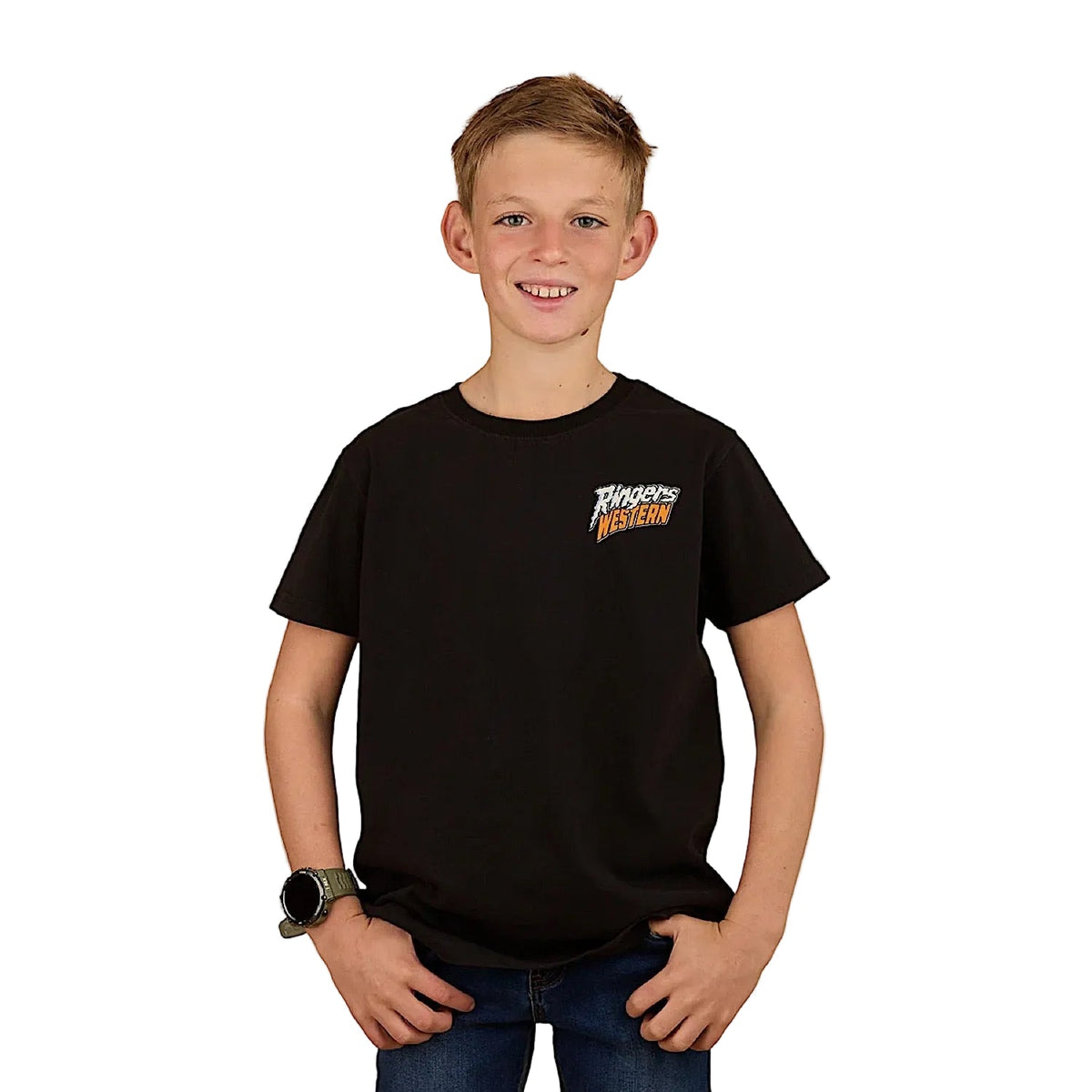 Ringers Western Boy’s Rip It Classic Fit T-Shirt - Black