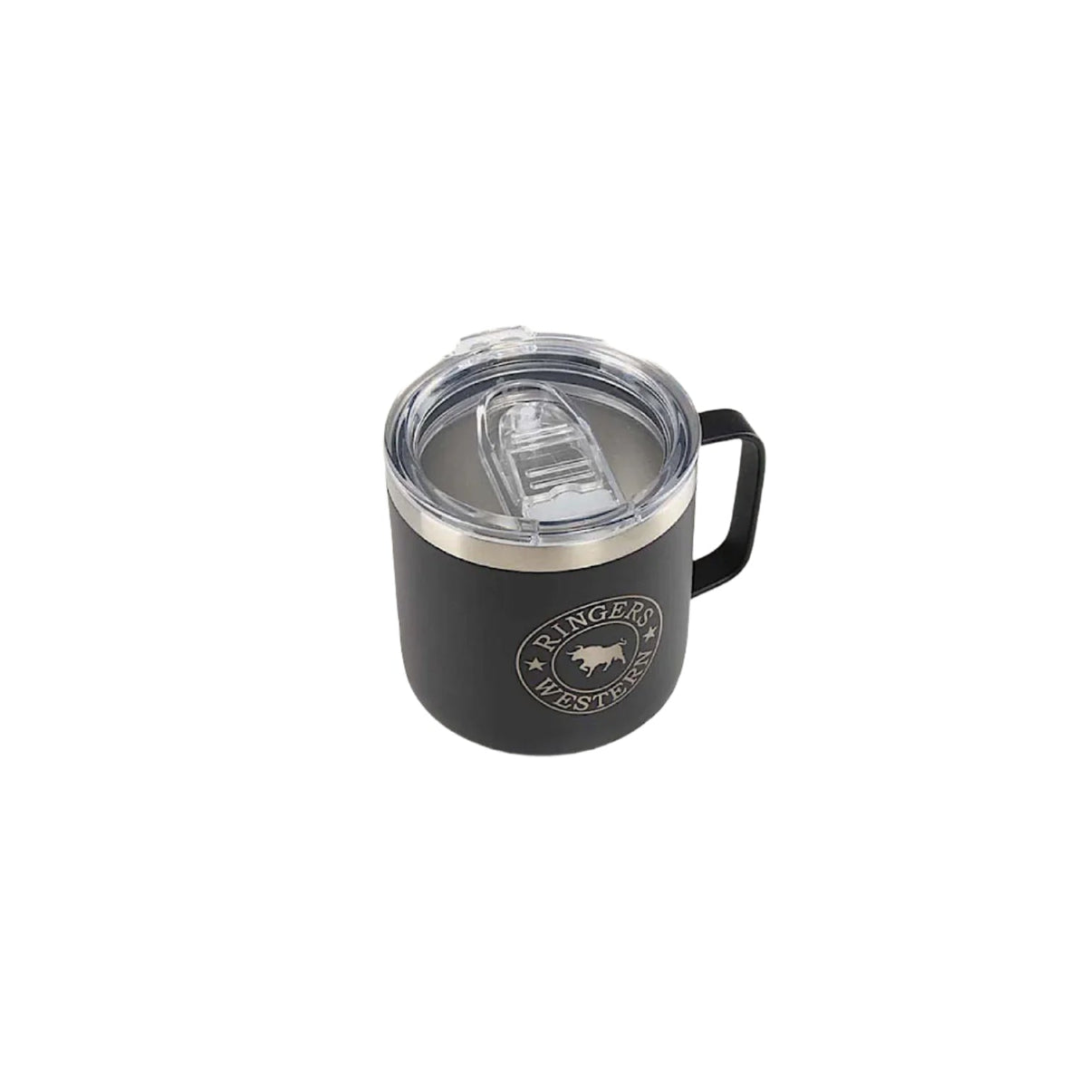Ringers Western Brew Mug Powder Coated Insulated - Black