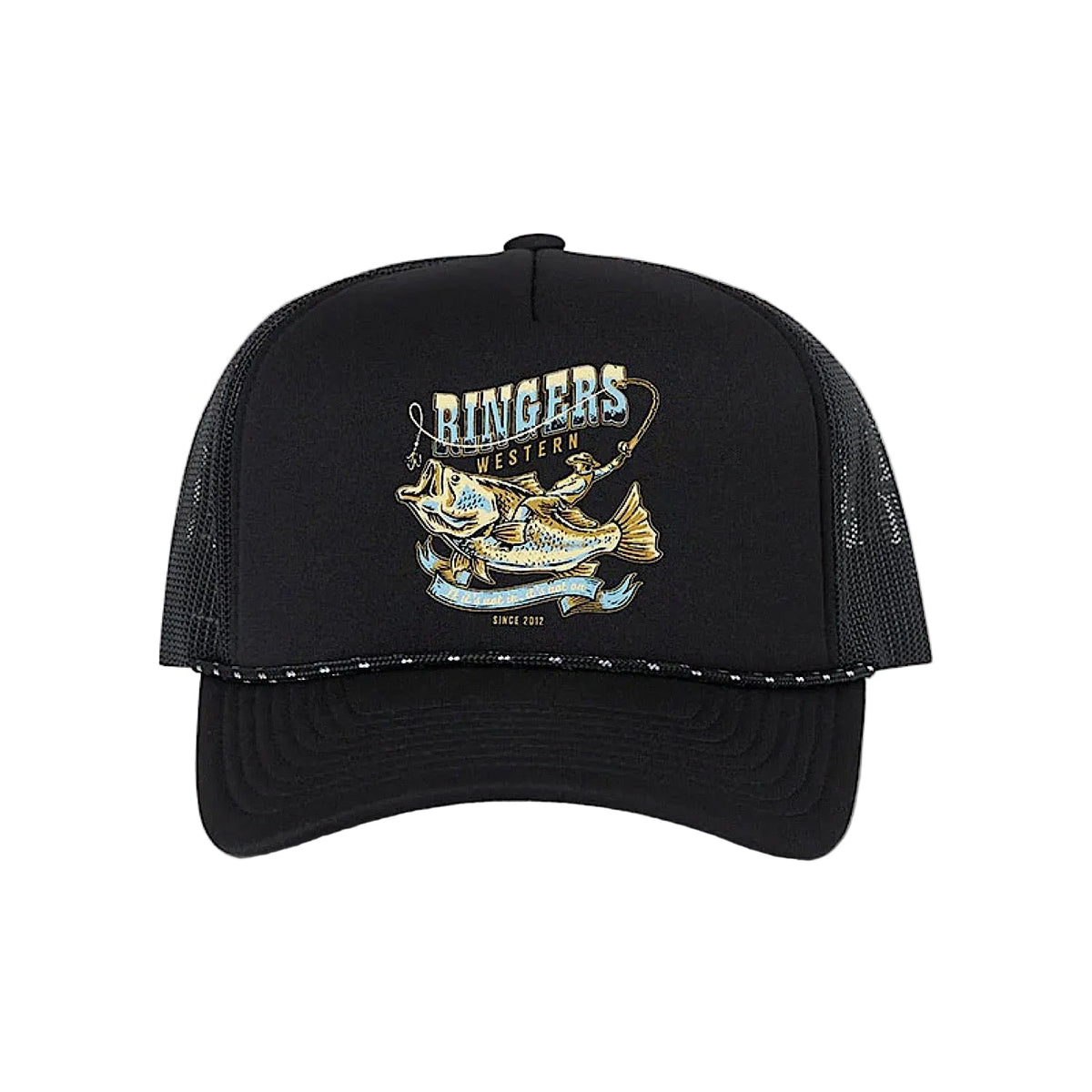 Ringers Western Bucking Barra Foam Cap - Black