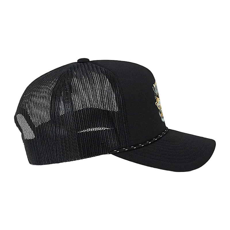 Ringers Western Bucking Barra Foam Cap - Black