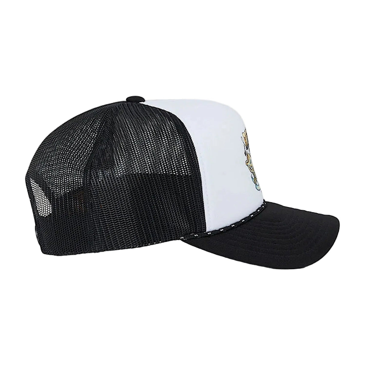Ringers Western Bucking Barra Foam Cap - White/Black