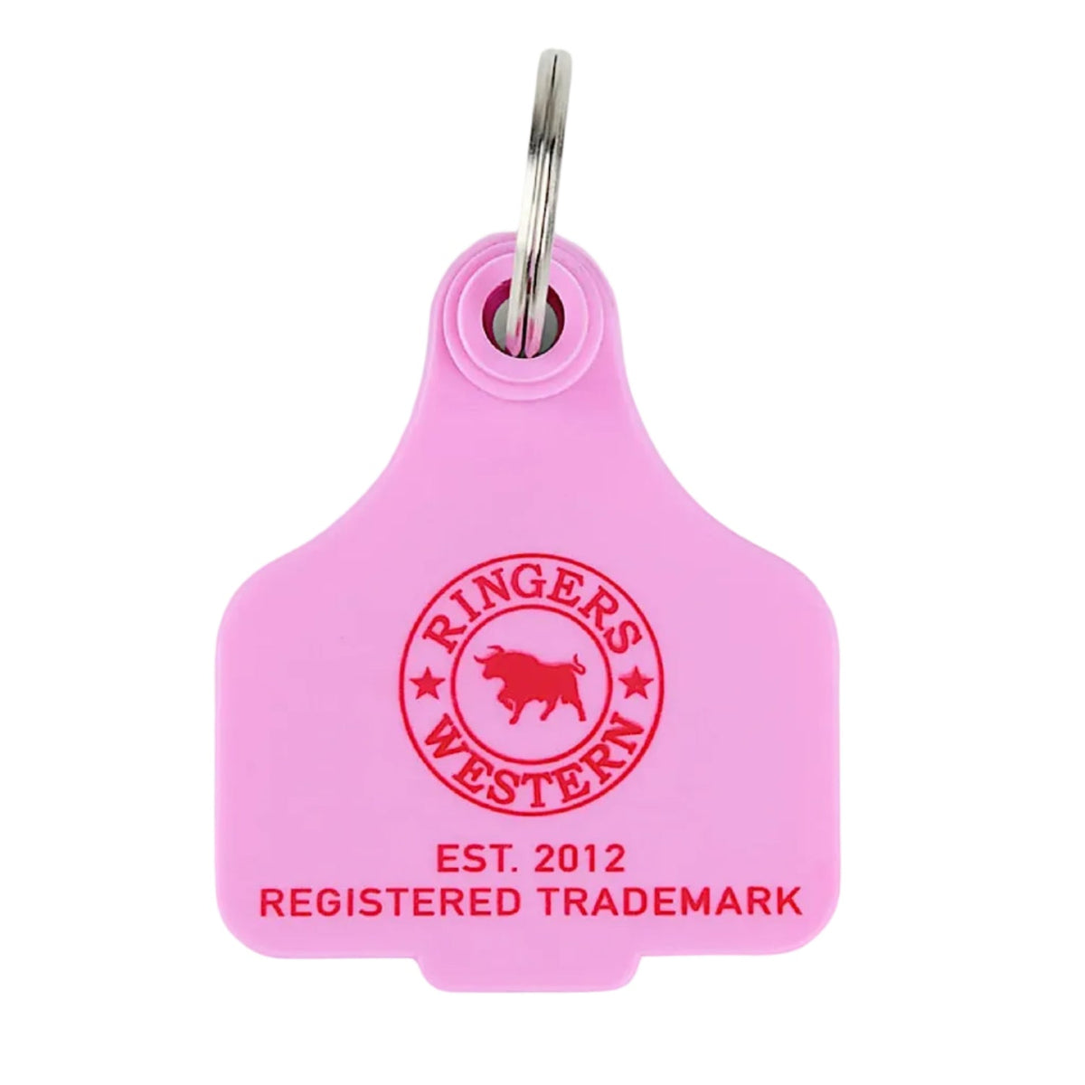 Ringers Western Cattle Tag - Pink / Red