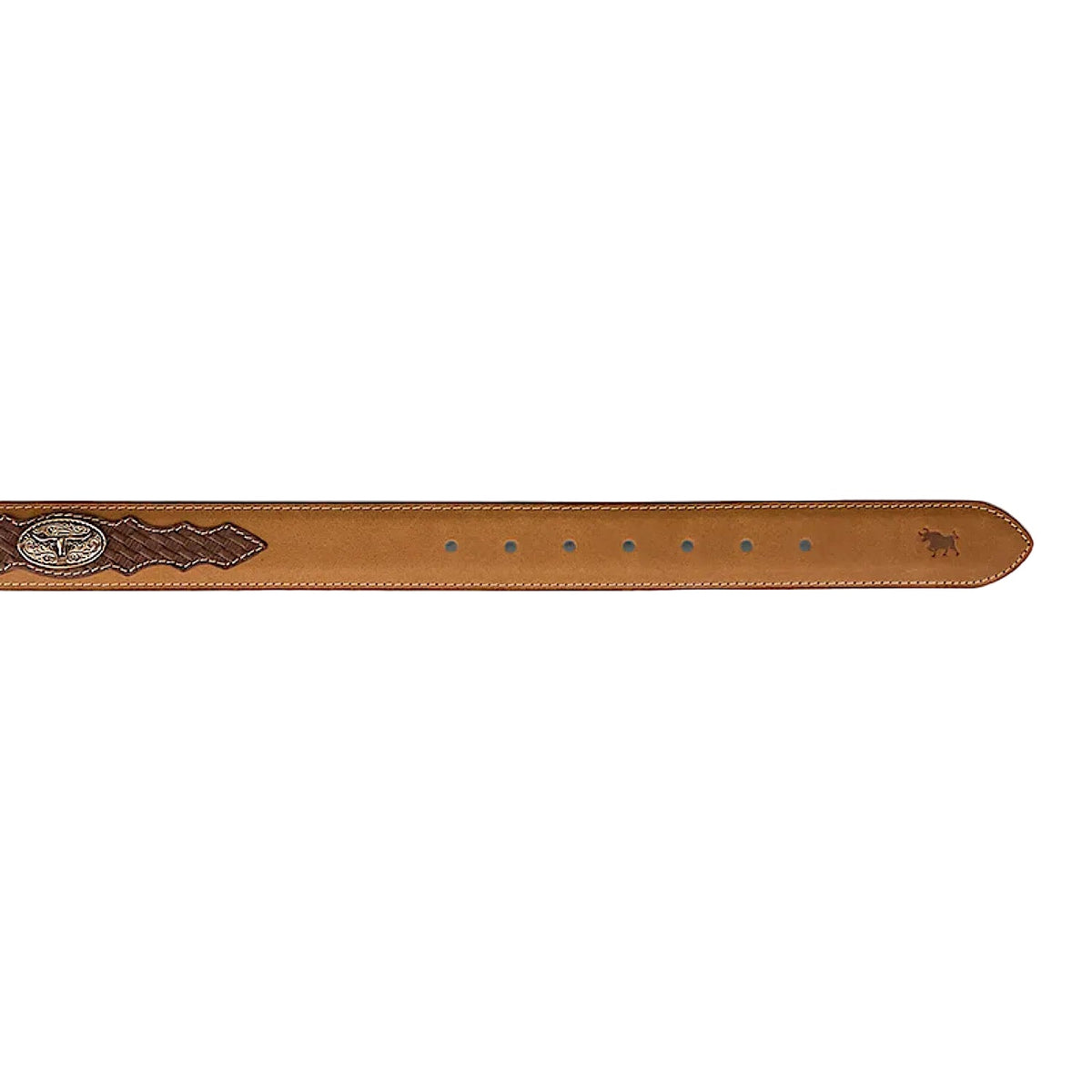 Ringers Western Cattleman Belt - Brown/Silver